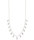 Silver Multi Leaf Necklace
