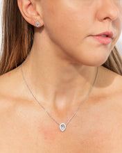 Load image into Gallery viewer, Teardrop Halo Earrings E5909
