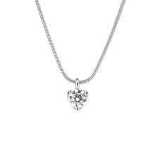 Load image into Gallery viewer, Three Claw Snake Chain Necklace With Diamonfire Zirconia N4499
