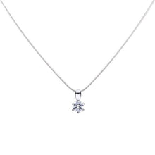 Load image into Gallery viewer, Solitaire 0.5ct Claw Necklace P4610
