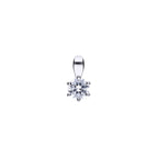 Solitaire 0.5ct Claw Necklace P4610