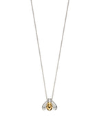 Silver & Gold Bee Pendant