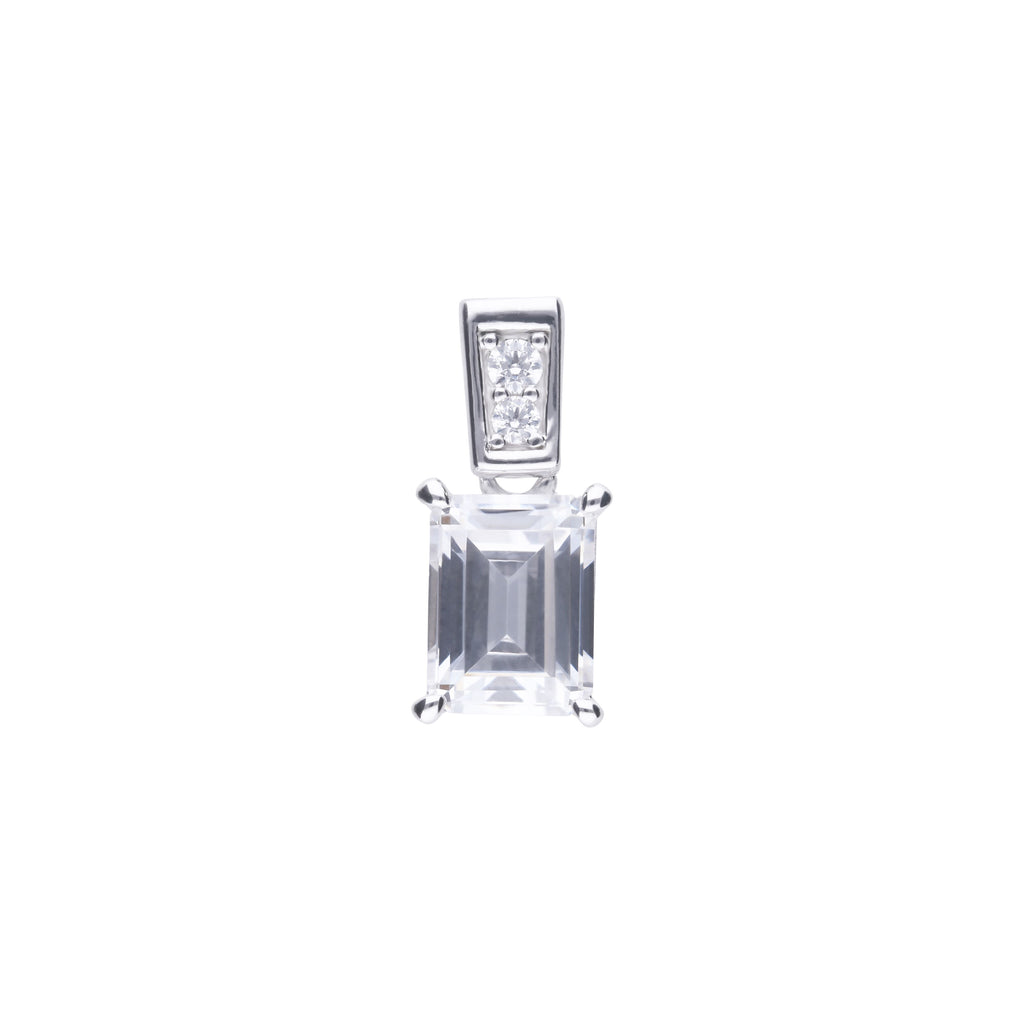 Emerald Cut Pendant P4784