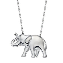 Load image into Gallery viewer, Silver Elephant Necklace
