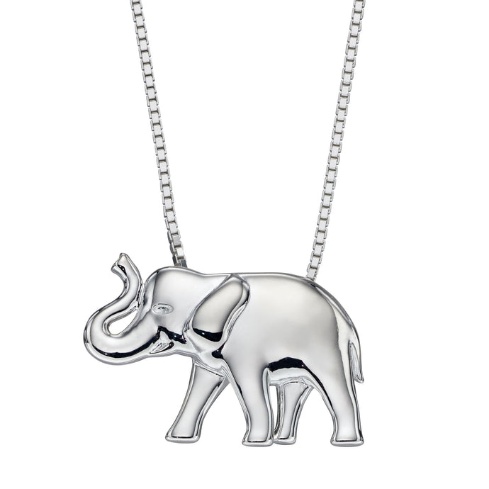 Silver Elephant Necklace