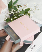 Gold Key Hoop Earrings E032-02G