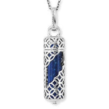 Load image into Gallery viewer, Powerful Stone Lapis Pendant &amp; Chain
