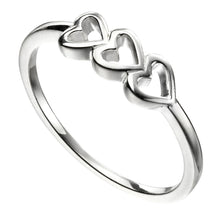 Load image into Gallery viewer, Triple Heart Ring
