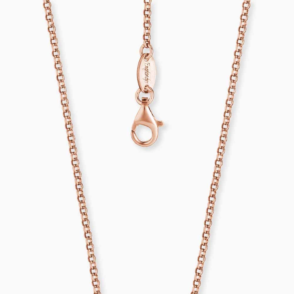 Sterling Silver Rose Gold Plated 70cm Chain