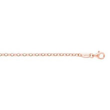 Load image into Gallery viewer, Sterling Silver Rose Gold Plated 70cm Chain
