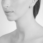 Cute Bow Silver Earrings