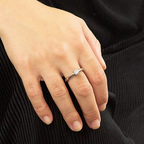 6 Claw Set 0.5ct Zirconia Ring R3618