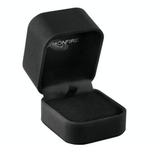 Load image into Gallery viewer, Princess Cut Zirconia Ring with Pave Set Shoulders R3748
