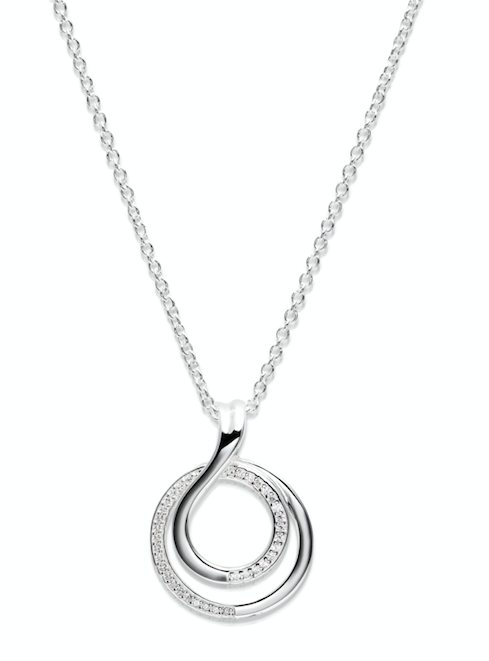 Sterling Silver 925 Pendant with CZ MK-797/SIL