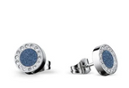 BERING Earrings | Silver Sparkling Blue | 707-179-05