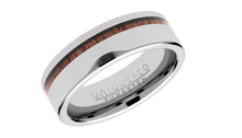 Load image into Gallery viewer, Tungsten Ring with Wood Inlay TUR-104
