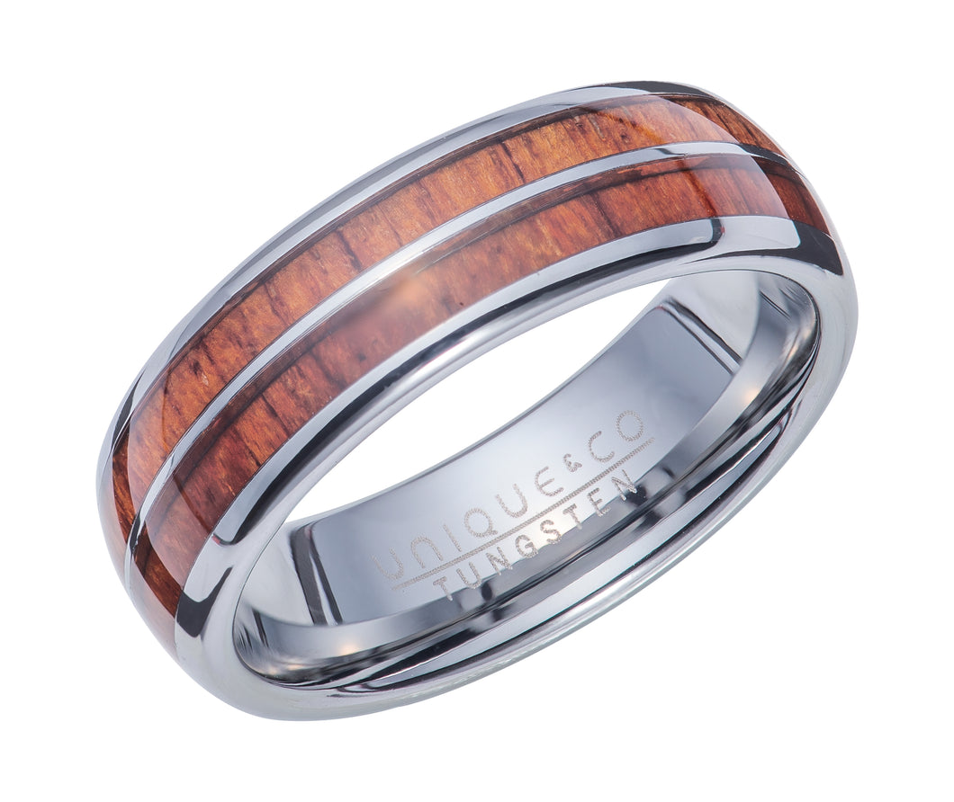 Tungsten with Double wood inlay TUR-137