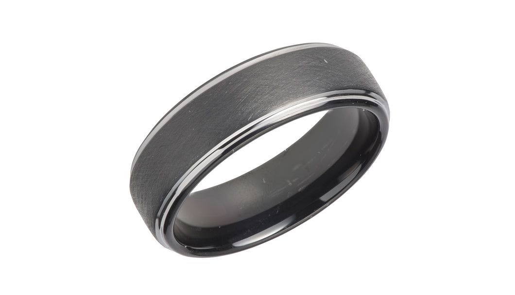 Tungsten Ring with Black Plating TUR-78