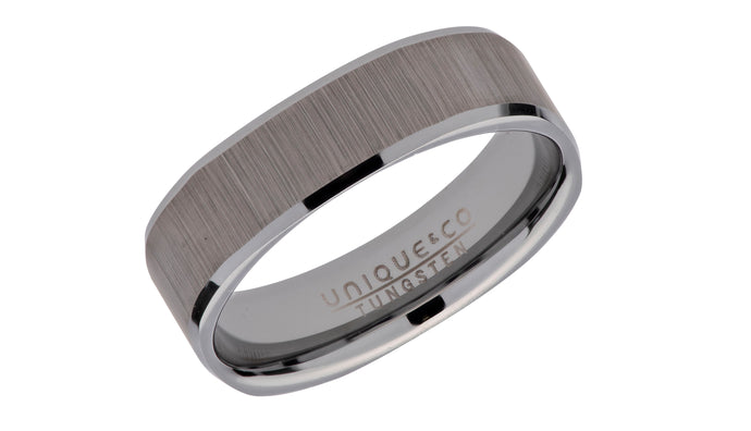 Tungsten Ring with Square Profile TUR-93