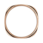 Tungsten Ring with Rose and Square Profile TUR-94