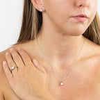 Four Claw 0.75ct Zirconia Stud Earrings E5906