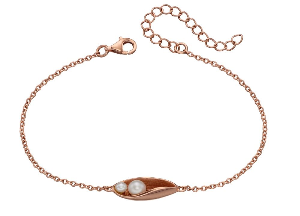 Rose Gold Freshwater Pearl Bracelet