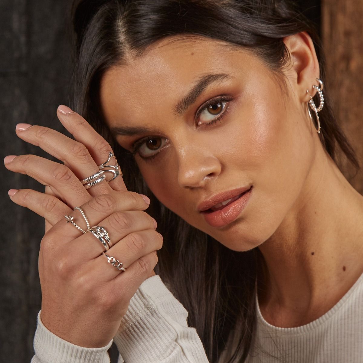 Triple Heart Ring
