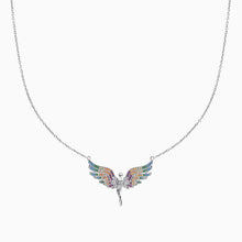 Load image into Gallery viewer, Multi-Coloured Guardian Angel Necklace
