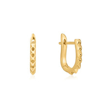 Load image into Gallery viewer, Gold Huggie hoop Earrings E025-07G
