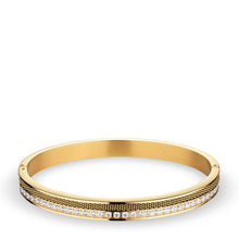 Load image into Gallery viewer, Bering Slim Bangle Gold Stainless Steel
