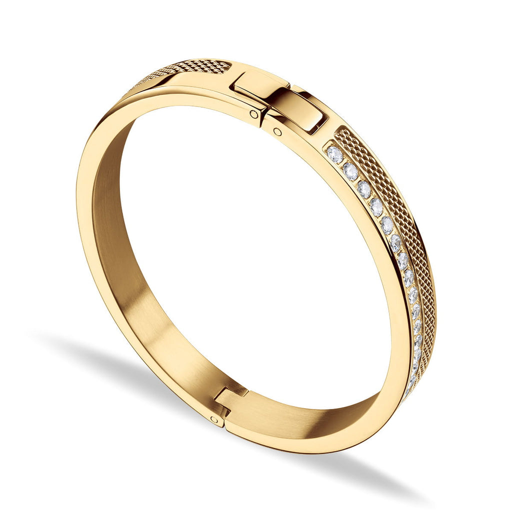 BERING Slim Bangle Gold Stainless Steel