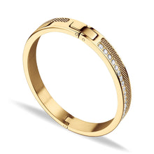 Load image into Gallery viewer, Bering Slim Bangle Gold Stainless Steel
