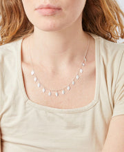 Load image into Gallery viewer, Silver Multi Leaf Necklace
