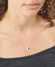 Load image into Gallery viewer, Silver Crystal January Birthstone Necklace
