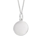 12mm Engravable Disc Pendant P4778