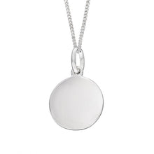 Load image into Gallery viewer, 12mm Engravable Disc Pendant P4778
