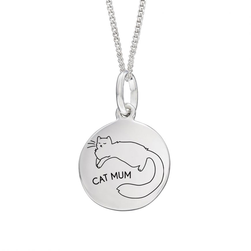 12mm Engravable Disc Pendant P4778