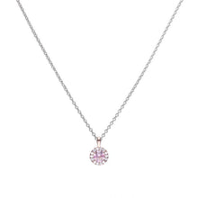 Load image into Gallery viewer, Dusky Pink Round Cluster Pendant P4779
