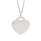 Engravable Heart Pendant P4830
