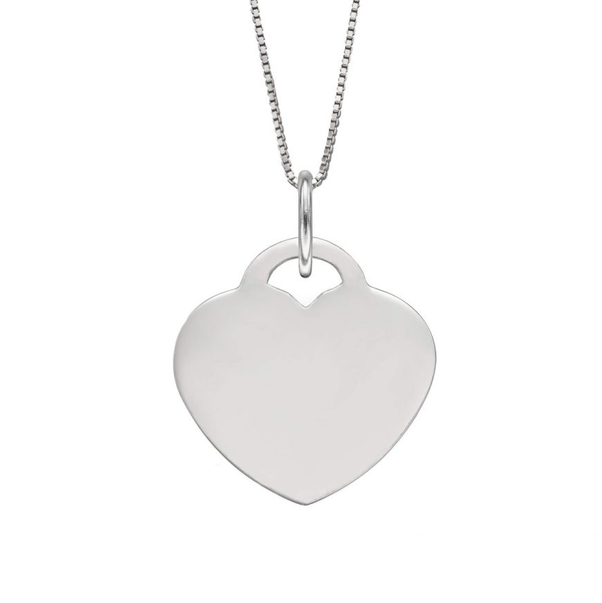 Engravable Heart Pendant P4830