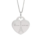 Engravable Heart Pendant P4830