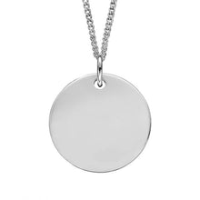 Load image into Gallery viewer, Large 18mm Engravable Disc Pendant P4831
