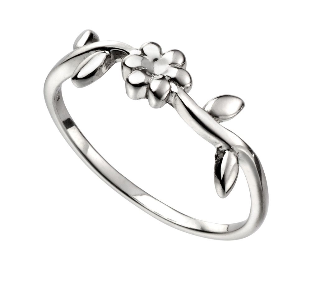 Flower and Leaf Ring