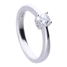 Load image into Gallery viewer, Four Claw Carat Ring With Diamonfire Cubic Zirconia R3752
